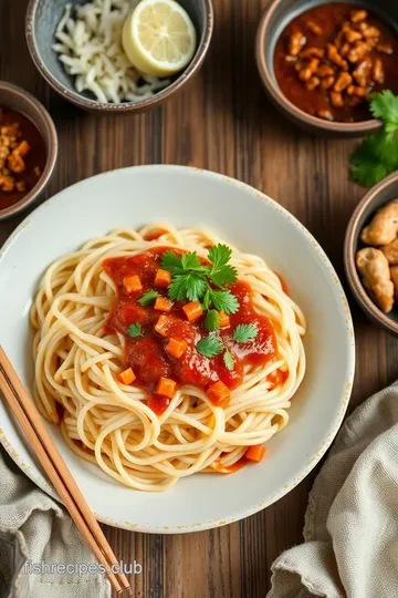 Stir-Fried Rice Noodles with Spicy Sauce steps