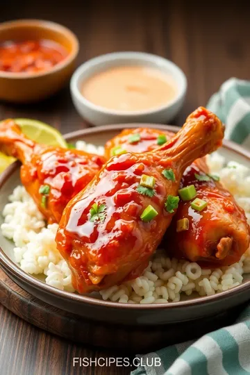 Spicy Thai Glazed Chicken Drumsticks