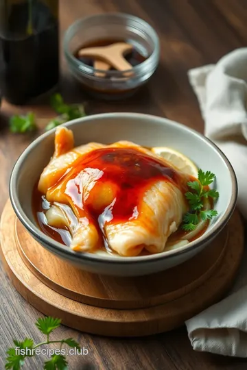 Steamed Fish with Ginger and Soy Sauce ingredients