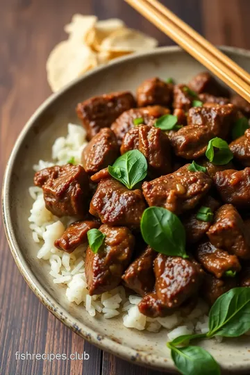 Stir Fry Ground Beef with Thai Basil steps