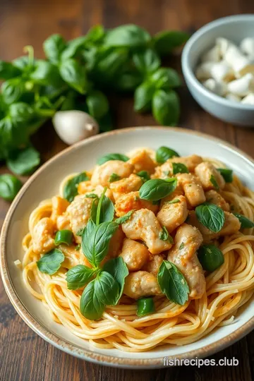 Stir-Fry Chicken Drunken Noodles with Basil ingredients