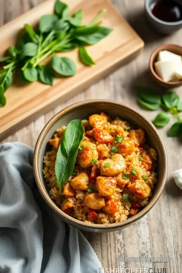 Fried Rice with Thai Basil Chicken steps