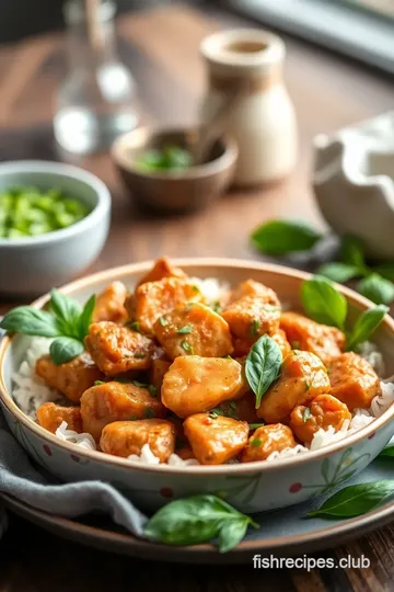 Stir-Fry Ground Chicken with Thai Basil presentation