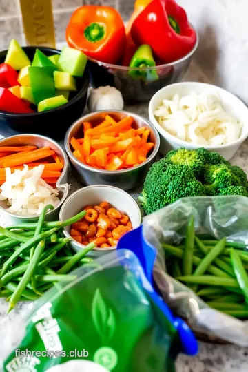 Spicy Fish Sauce Stir-Fried Vegetables ingredients