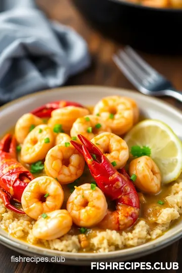 Crawfish and Shrimp Étouffée presentation