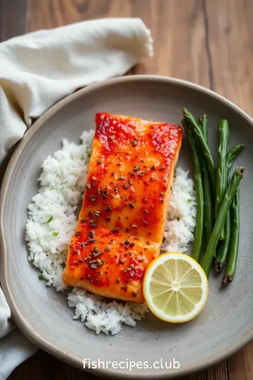 Sweet and Savory Air Fryer Salmon