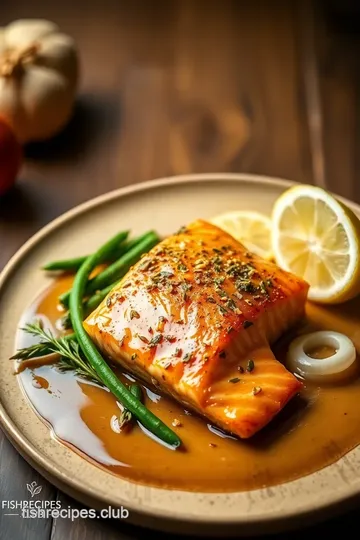 Honey Garlic Salmon - Quick & Flavorful Dish presentation