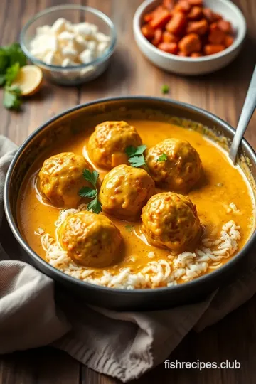 Thai Chicken Meatball Khao Soi Delight steps