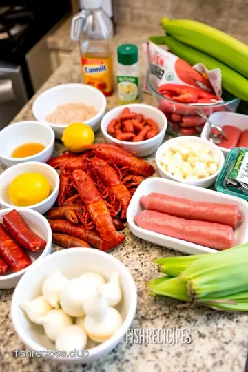 The Ultimate Crawfish Boil ingredients