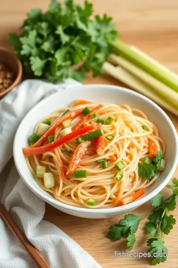 Vibrant Magic Cellophane Noodle Bowls ingredients