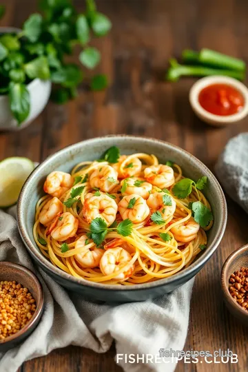 Zesty Cooked Shrimp Pad Thai Salad steps