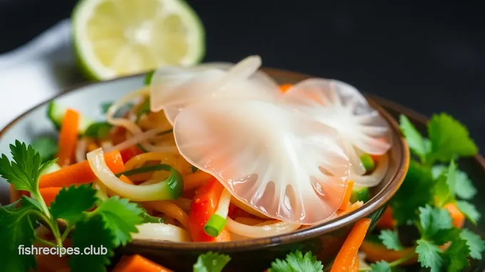 Jellyfish Salad with Sesame Dressing